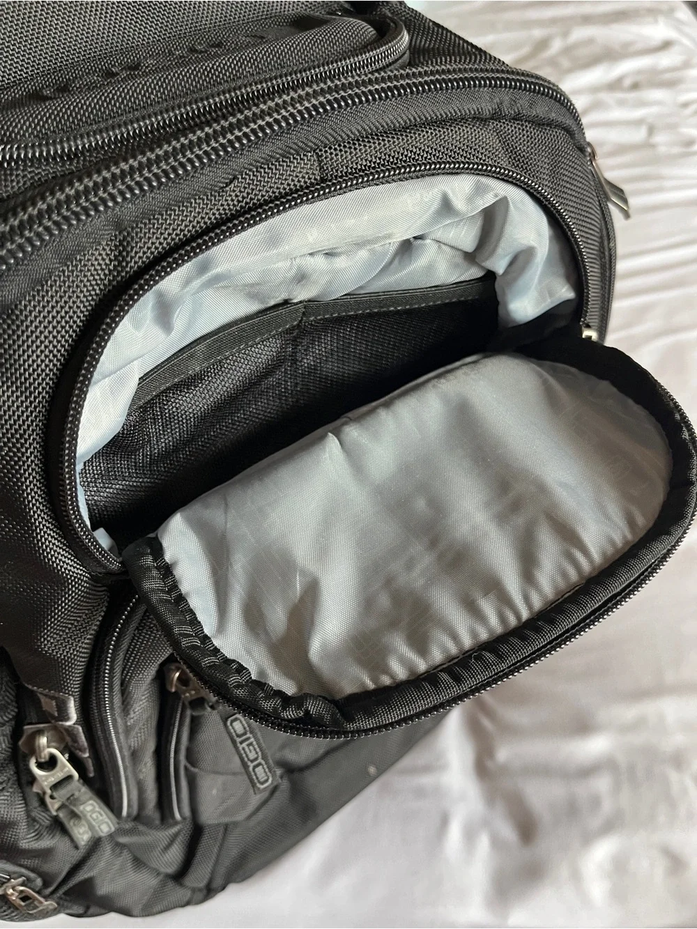 OGIO Black Heavy Duty Multi-Pocket Tech Laptop Backpack Travel School Rucksack